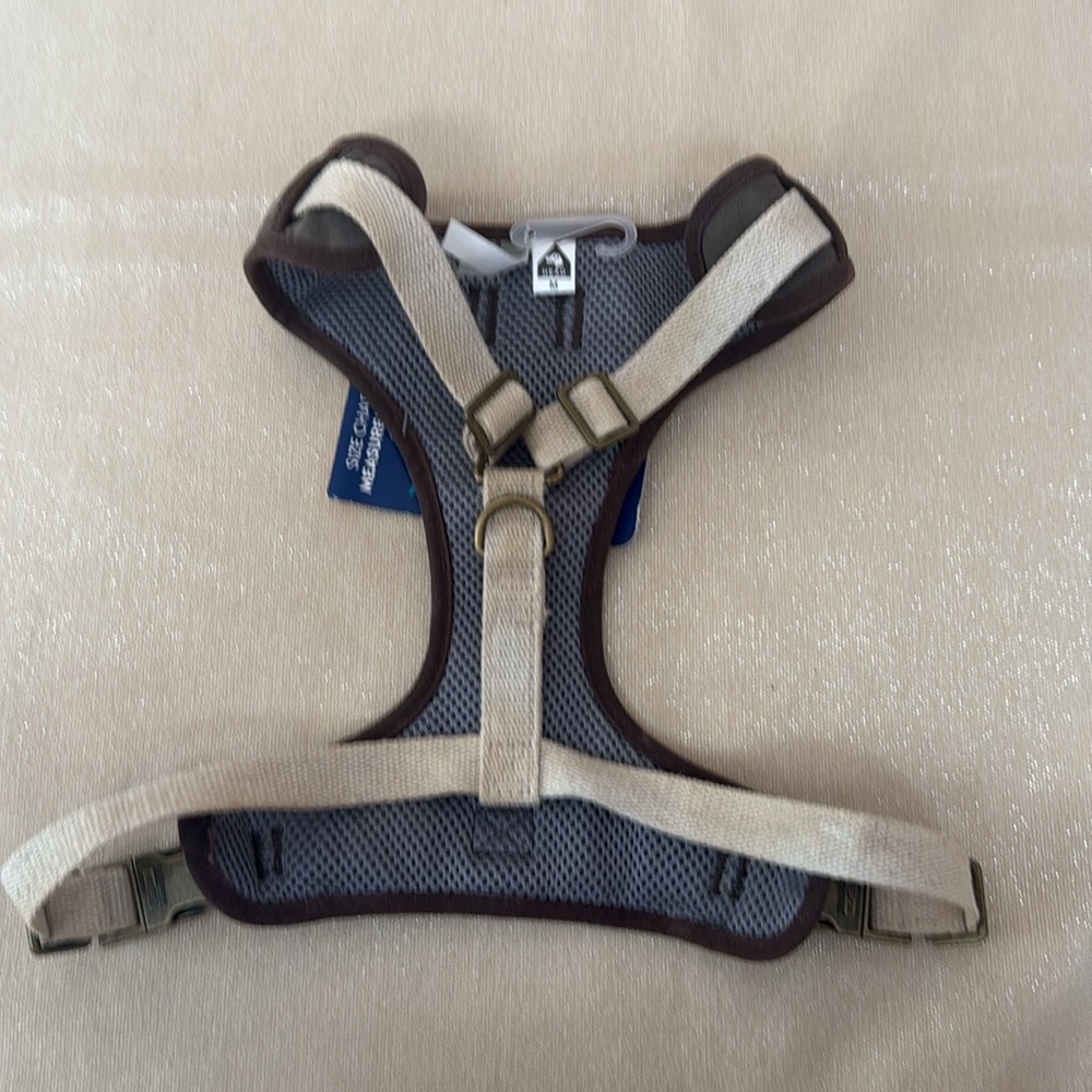 Top Paw Canvas Dog Harness - Dark Brown - Picture 2 of 4